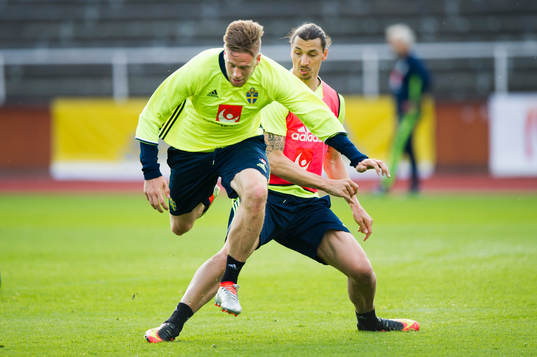 Zlatan Ibrahimovic och Pontus Jansson