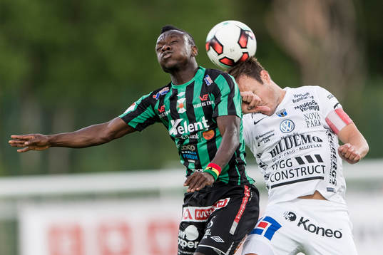 Varbergs Thomas Boakye och Sirius Niklas Busch Thor