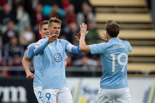 Malmö FFs Markus Rosenberg jublar