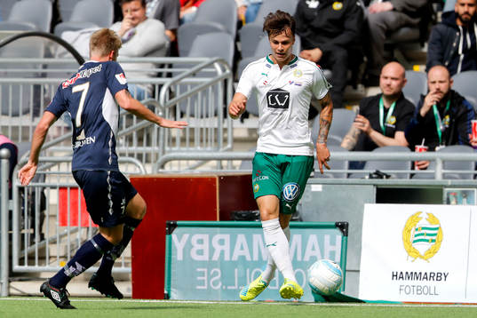 Gefles Robin Nilsson och Hammarbys Melker Hallberg