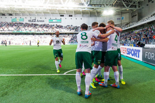 Hammarbys Kennedy Bakircioglu jublar