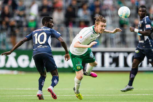 Gefles Dioh Williams drar omkull Hammarbys Birkir Már