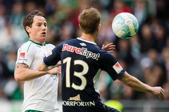 Hammarbys Johan Persson och Gefles Johan Bertilsson