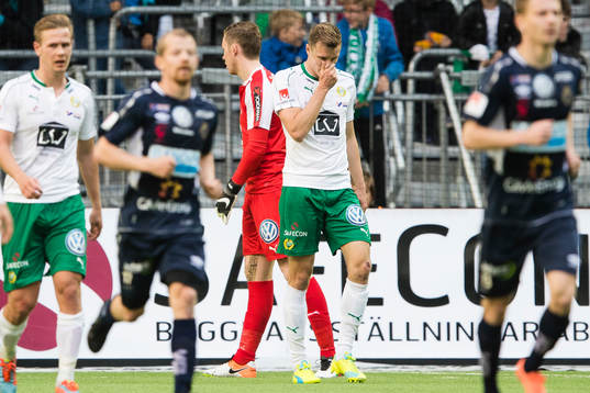Hammarbys Richard Magyar deppar