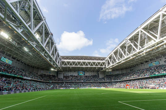 Spelarna gör entré på Tele2 Arena