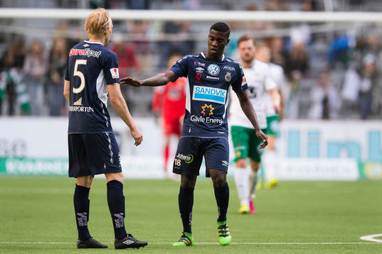 Gefles Jacob Ericsson och Gefles Tshutshu Tshakasua