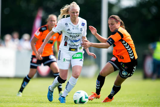 Kristianstads Alice Nilsson och Piteås Elin Bragnum