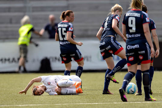 Rosengårds Nataša Andonova har ont