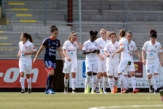 Rosengårds spelare jublar