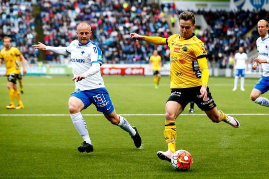 Norrköpings Daniel Sjölund och Elfsborgs Lasse Nilsson
