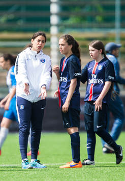 Paris Saint-Germain ledare och spelare i samtal