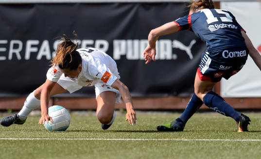 Rosengårds Sara Björk Gunnarsdottir mot Linköpings