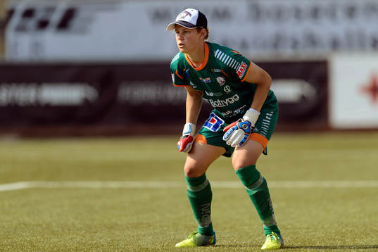 Linköpings målvakt Cajsa Andersson