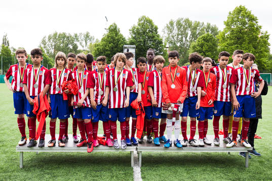 Atletico Madrids spelare ser nedstämd ut