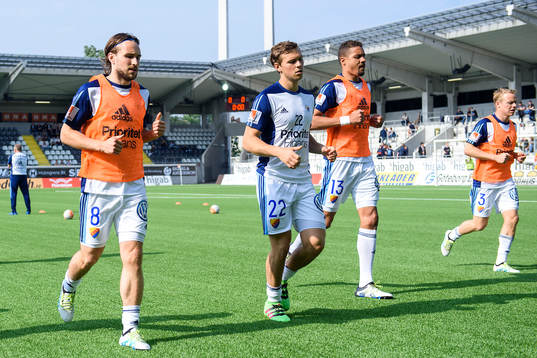 Djurgårdens Kevin Walker, Jesper Karlström och Mathias