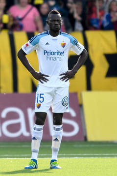 Djurgårdens Omar Colley deppar