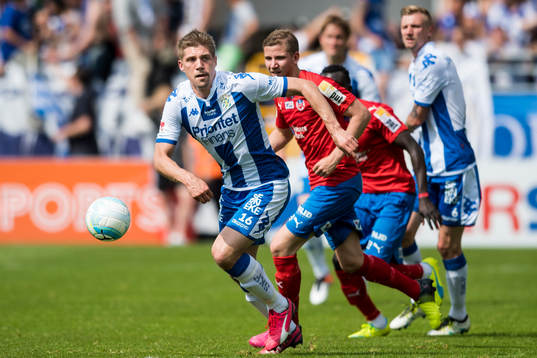 IFK Göteborgs Mikael Boman och Helsingborgs Darijan
