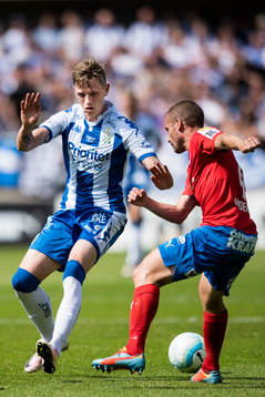 IFK Göteborgs Sören Rieks och Helsingborgs Christoffer