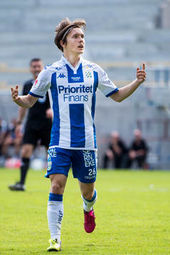 IFK Göteborgs Patrik Karlsson Lagemyr jublar