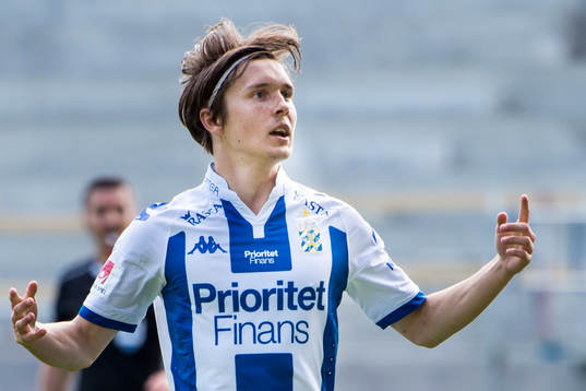 IFK Göteborgs Patrik Karlsson Lagemyr jublar