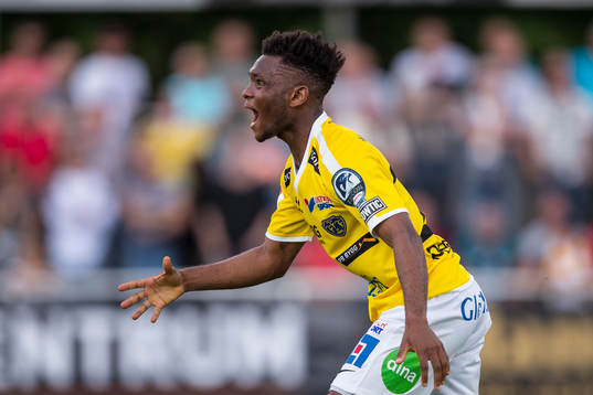 Falkenbergs Enock Kwakwa deppar