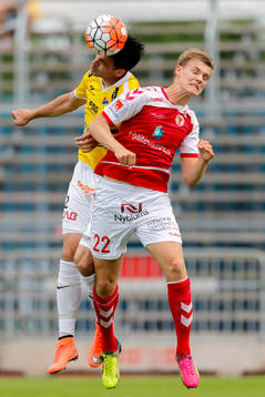 Falkenbergs Zlatan Krizanovic och Kalmars Svante Ingelsson