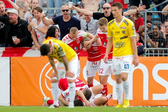 Kalmars Marcus Antonsson jublar