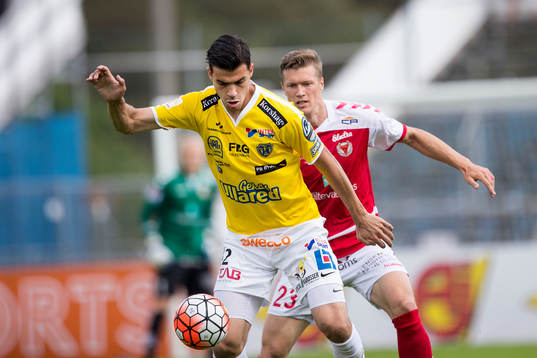 Falkenbergs Zlatan Krizanovic och Kalmars Viktor Elm