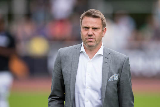 Falkenbergs tränare Hans Eklund