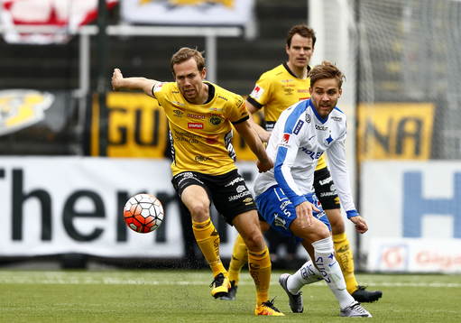Elfsborgs Anders Randrup med Norrköpings Christoffer Nyman