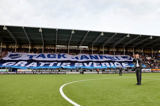 Norrköpings tränare Jan Andersson ska hålla tacktal