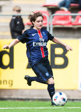 Paris Saint-Germains Ema Paljevic i aktion