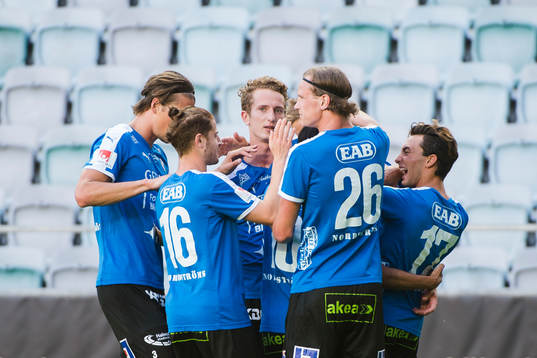 Halmstads Fredrik Liverstam, Rebin Asaad, Andreas
