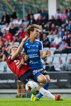 Örgrytes Jakob Lindström och Halmstads Alexander
