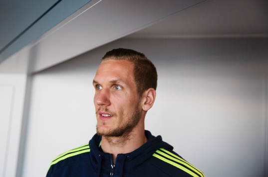 Svenska fotbollslandslagets målvakt Robin Olsen