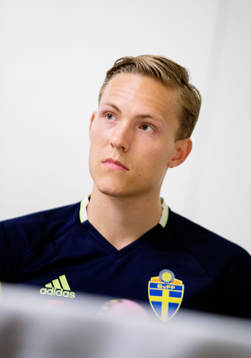 Svenska fotbollslandslagets Ludwig Augustinsson blir