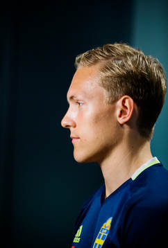 Svenska fotbollslandslagets Ludwig Augustinsson blir