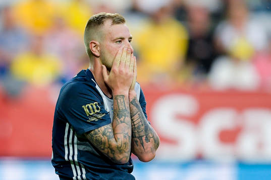 Sveriges John Guidetti deppar
