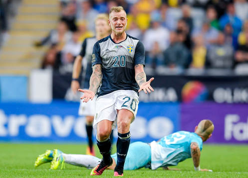 Sveriges John Guidetti deppar