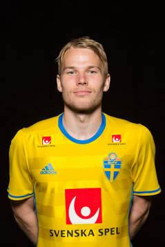 Oscar Lewicki, spelare i Sveriges fotbollslandslag