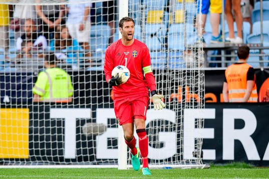Sveriges målvakt Andreas Isaksson