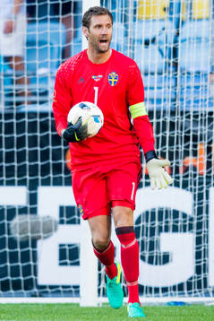 Sveriges målvakt Andreas Isaksson