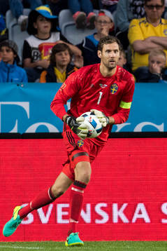 Sveriges målvakt Andreas Isaksson