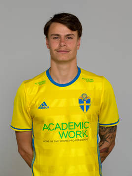 Melker Hallberg, spelare i Sveriges U21-landslag i fotboll
