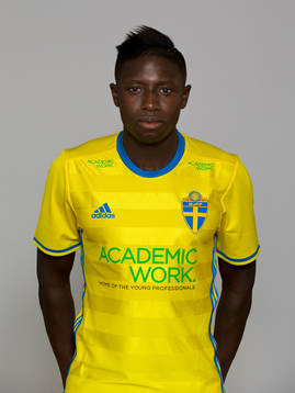 Pa Konate, spelare i Sveriges U21-landslag i fotboll