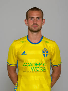 Sebastian Starke Hedlund, spelare i Sveriges U21-landslag i