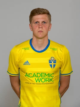 Joakim Nilsson, spelare i Sveriges U21-landslag i fotboll