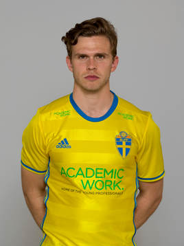 Jesper Manns, spelare i Sveriges U21-landslag i fotboll