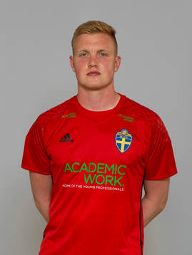 Tim Erlandsson, målvakt i Sveriges U21-landslag i fotboll