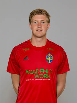 Jesper Johansson, målvakt i Sveriges U21-landslag i fotboll